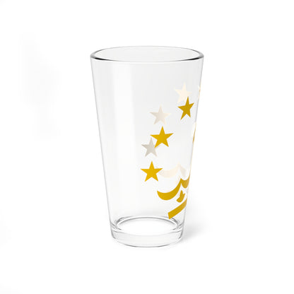 Tajikistan crown and stars (Tajikistan) (Coat of Arms) Pint Glass 16oz