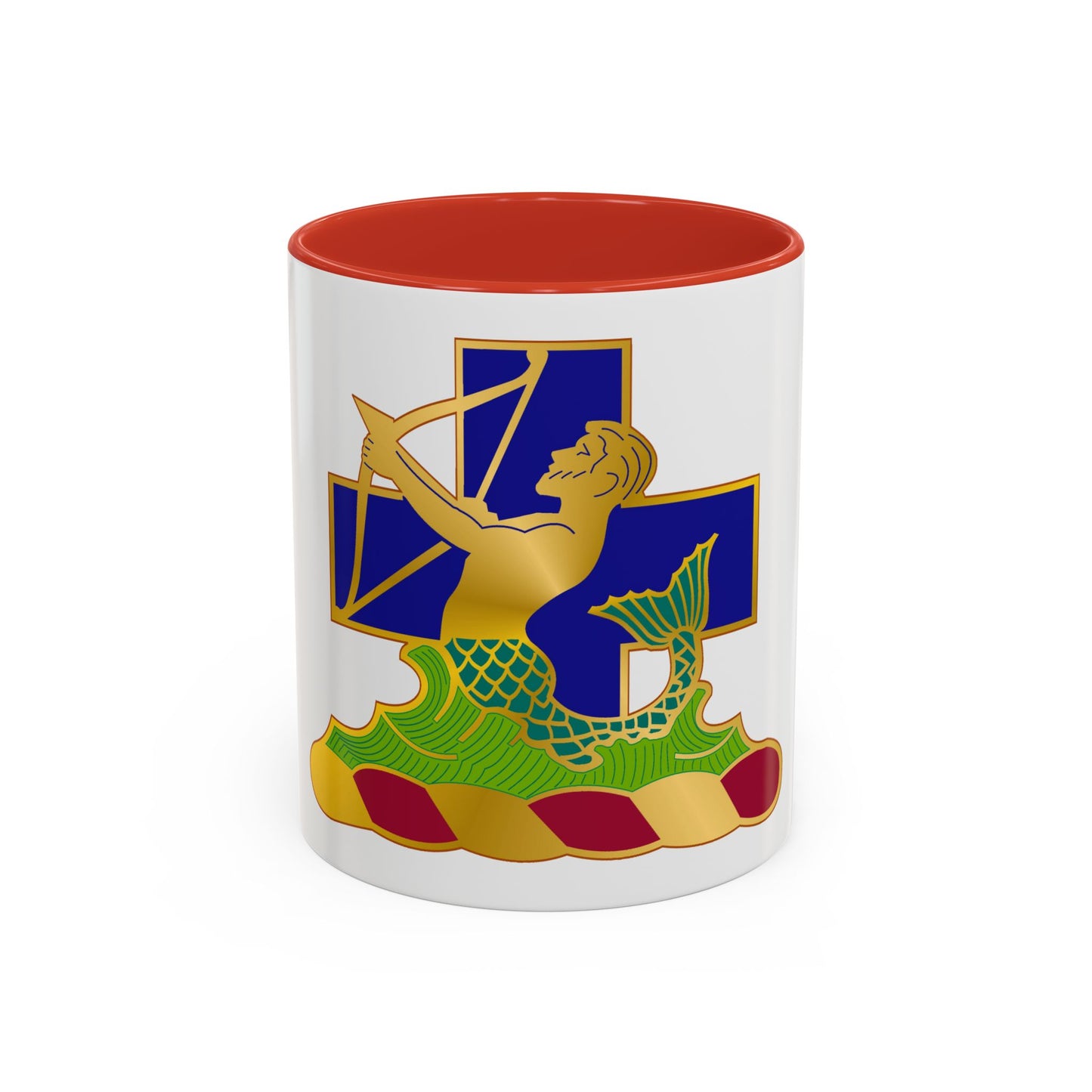 10th Antiaircraft Artillery Automatic Weapons Battalion (U.S. Army) Accent Coffee Mug