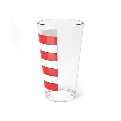 Flag of Canton of Jura (Switzerland) Pint Glass 16oz