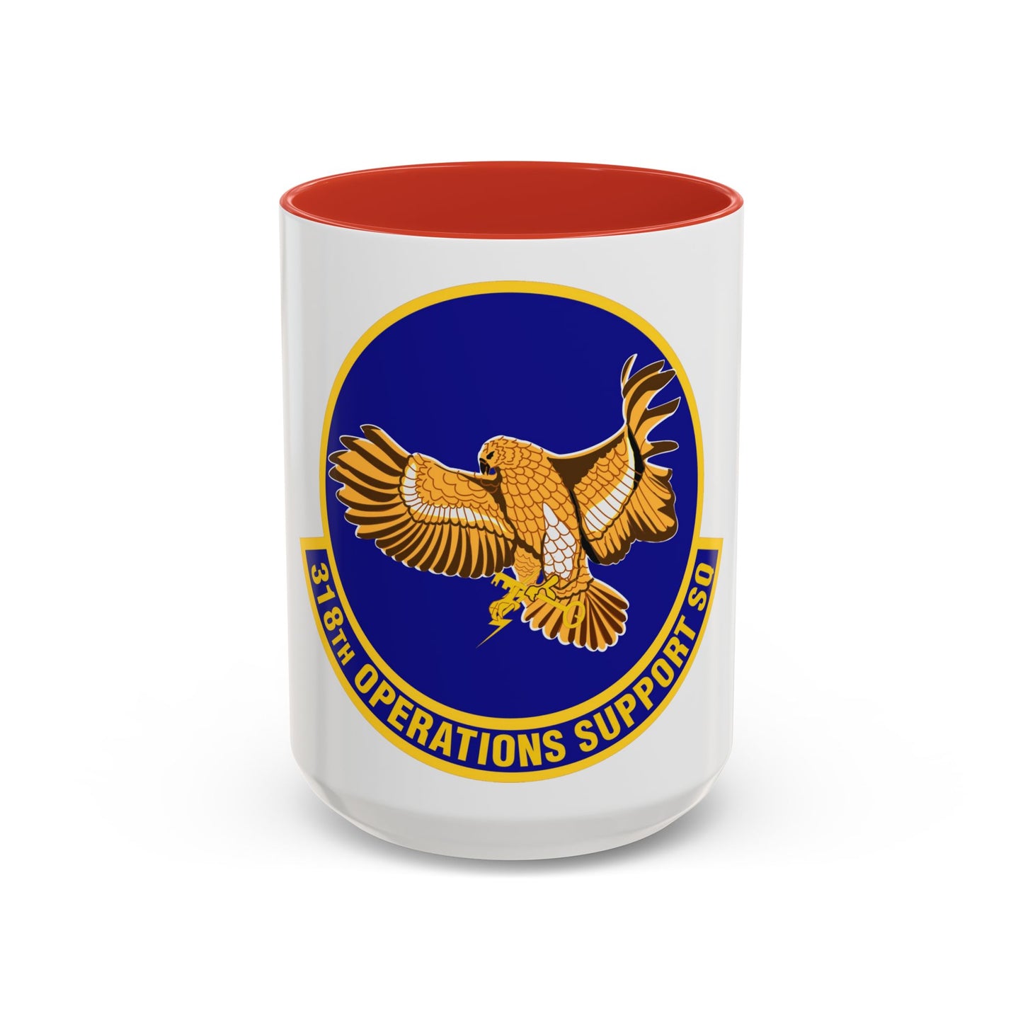 318th Operations Support Squadron (U.S. Air Force) Accent Coffee Mug
