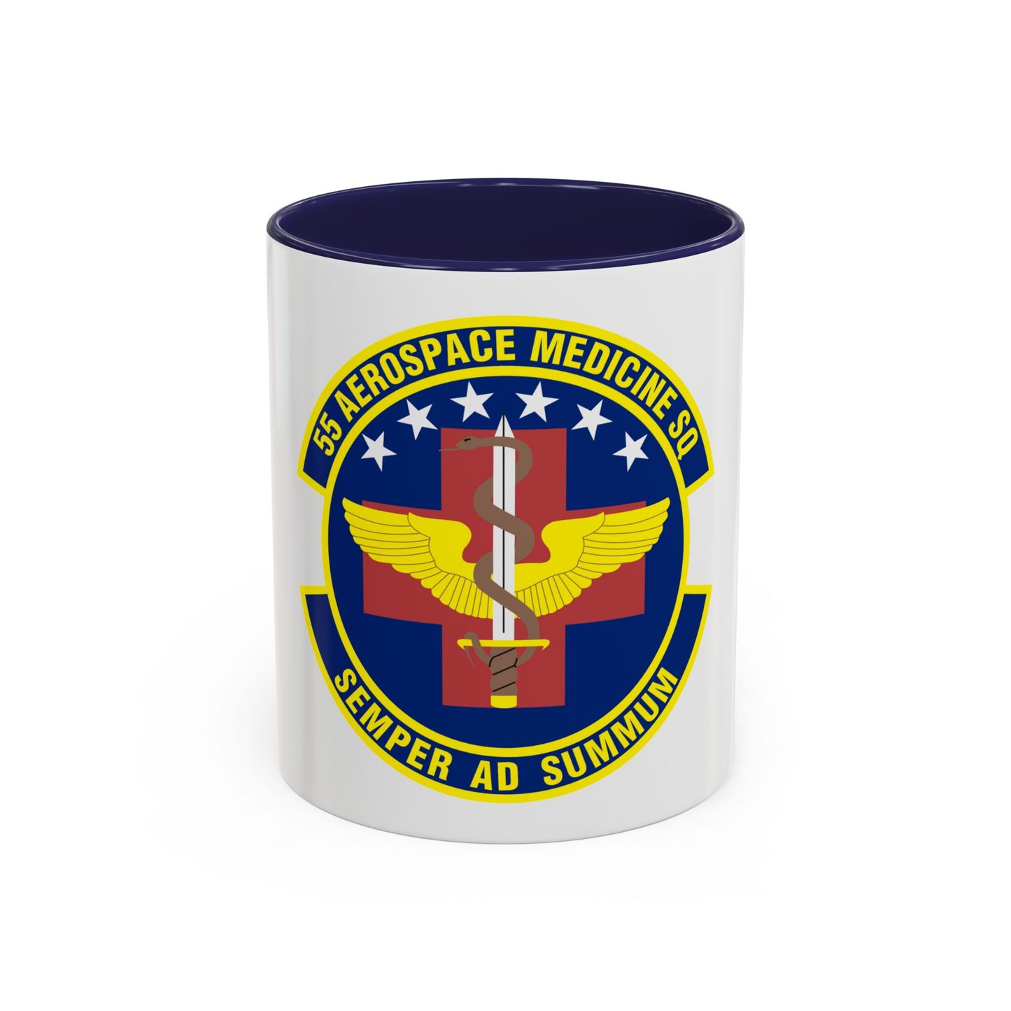 55th Aerospace Medicine Squadron (U.S. Air Force) Accent Coffee Mug