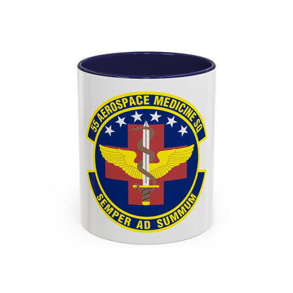 55th Aerospace Medicine Squadron (U.S. Air Force) Accent Coffee Mug