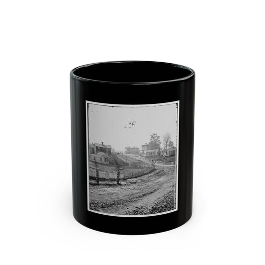 Atlanta, Georgia (Vicinity). View Of Houses (U.S. Civil War) Black Coffee Mug