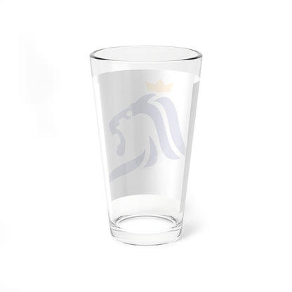 Flag of Luxembourg city (Luxembourg) Pint Glass 16oz
