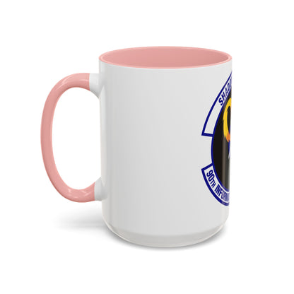 90th Information Operations Squadron (U.S. Air Force) Accent Coffee Mug