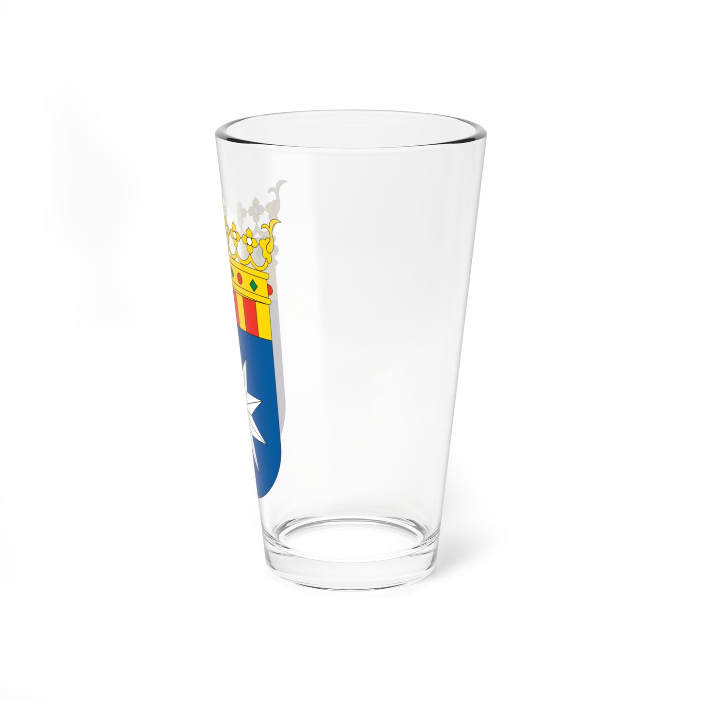 Escudo de la Ribera Baja del Ebro (Spain) (Coat of Arms) Pint Glass 16oz