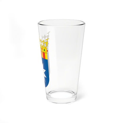 Escudo de la Ribera Baja del Ebro (Spain) (Coat of Arms) Pint Glass 16oz