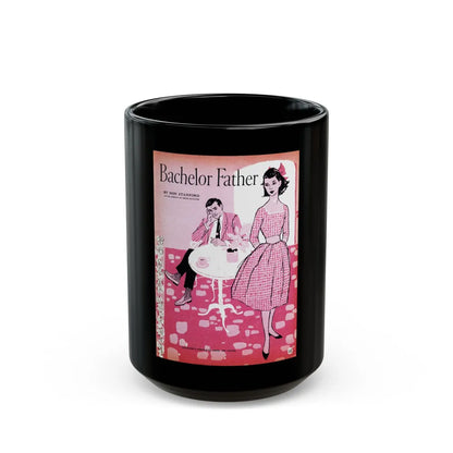 Bachelor Father, Redbook, April 1957 - Black Coffee Mug-15oz-Go Mug Yourself