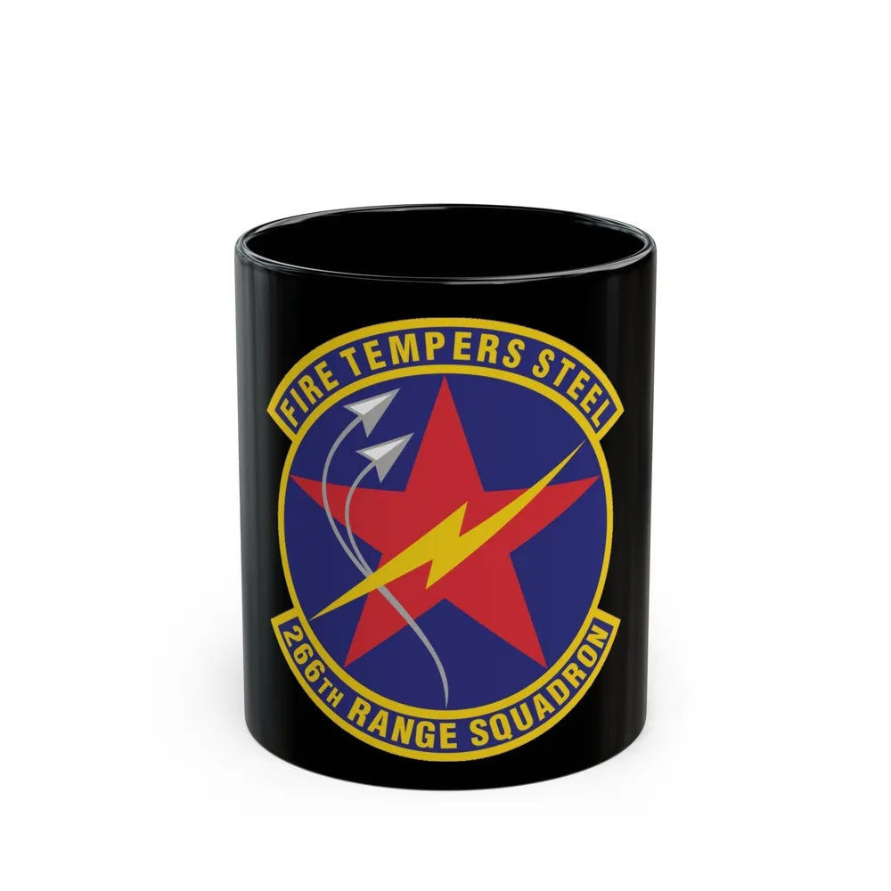 266th Range Squadron (U.S. Air Force) Black Coffee Mug-11oz-Go Mug Yourself