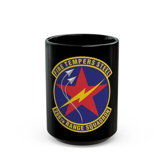 266th Range Squadron (U.S. Air Force) Black Coffee Mug-15oz-Go Mug Yourself