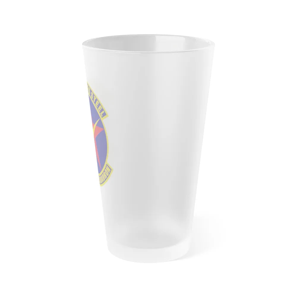 266th Range Squadron (U.S. Air Force) Frosted Pint Glass 16oz-Go Mug Yourself