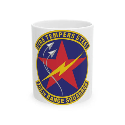 266th Range Squadron (U.S. Air Force) White Coffee Mug-11oz-Go Mug Yourself