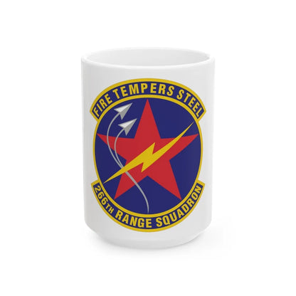 266th Range Squadron (U.S. Air Force) White Coffee Mug-15oz-Go Mug Yourself