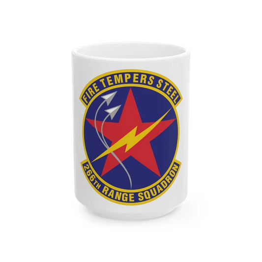 266th Range Squadron (U.S. Air Force) White Coffee Mug-15oz-Go Mug Yourself