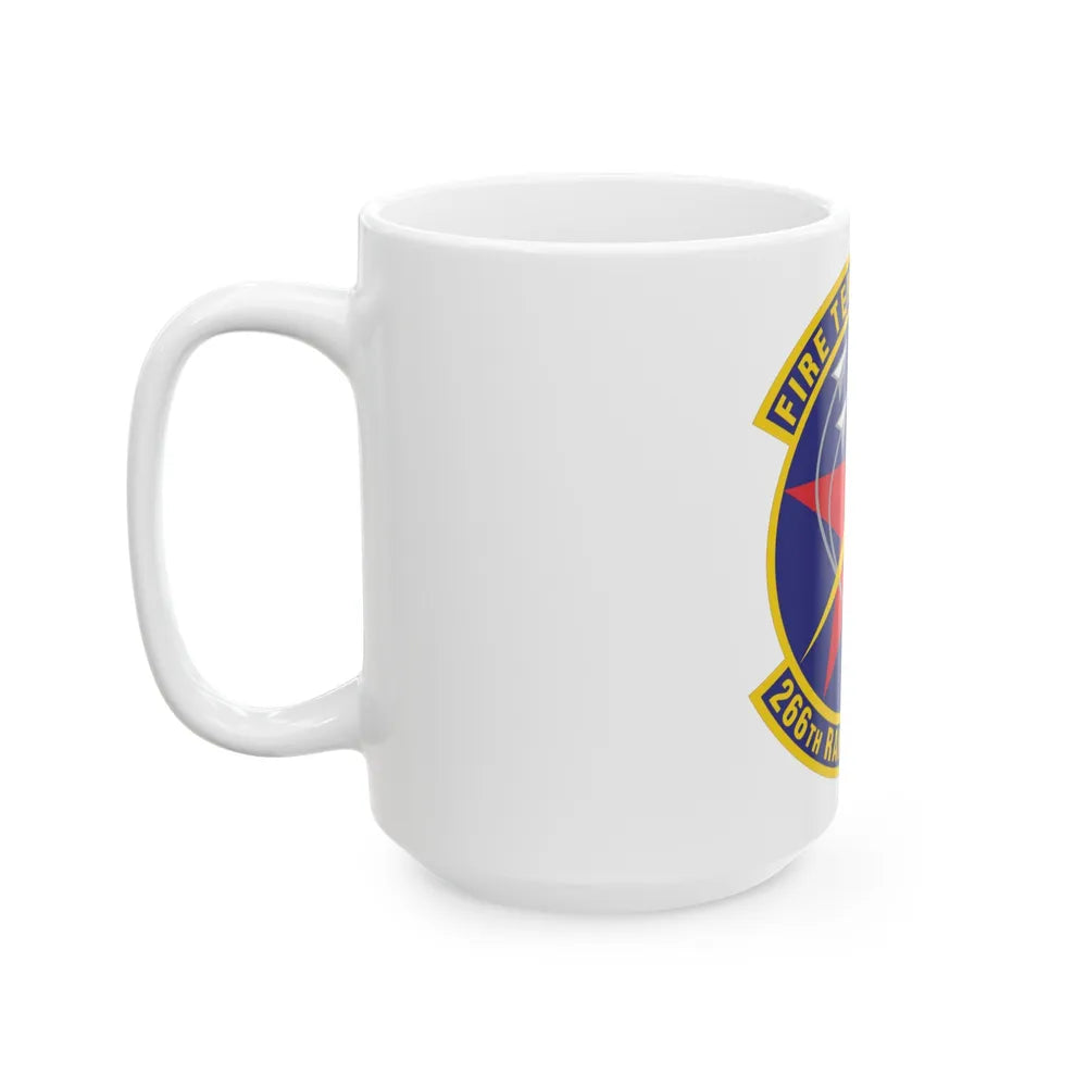 266th Range Squadron (U.S. Air Force) White Coffee Mug-Go Mug Yourself