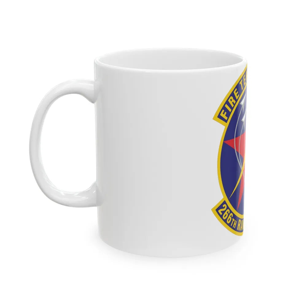 266th Range Squadron (U.S. Air Force) White Coffee Mug-Go Mug Yourself