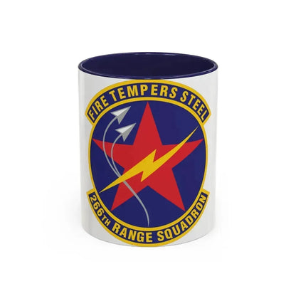 266th Range Squadron (U.S. Air Force) Accent Coffee Mug 11oz Navy - Go Mug Yourself