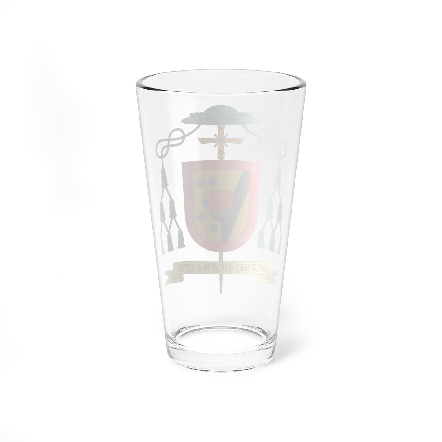 Escudo de Francisco Lerma Martínez (Spain) (Coat of Arms) Pint Glass 16oz