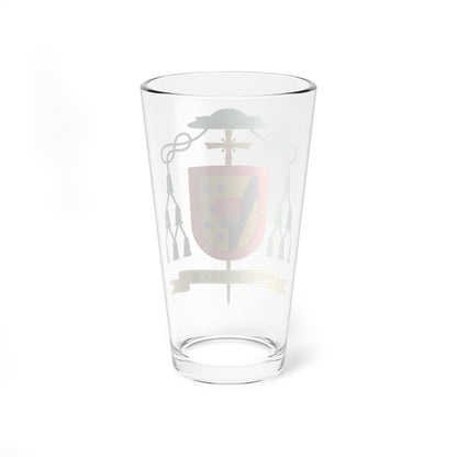 Escudo de Francisco Lerma Martínez (Spain) (Coat of Arms) Pint Glass 16oz