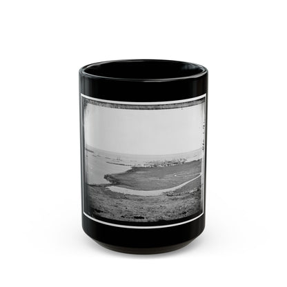 Aquia Creek Landing, Virginia. Distant View Of Federal Supply Depot (U.S. Civil War) Black Coffee Mug