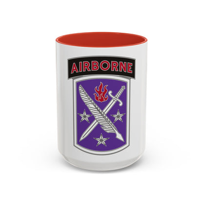 95 Civil Affairs Brigade (U.S. Army) Accent Coffee Mug
