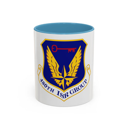 480 Intelligence Surveillance and Reconnaissance Group ACC (U.S. Air Force) Accent Coffee Mug