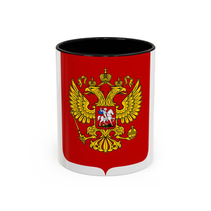 Coat of Arms of the Russian Federation - Accent Coffee Mug