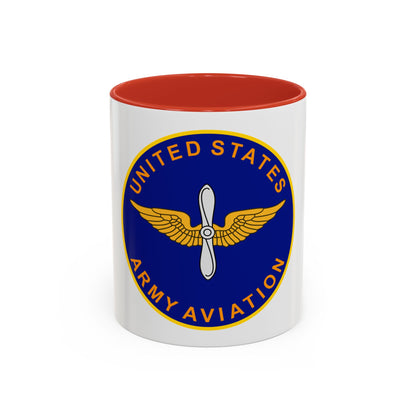 United States Aviation Branch (U.S. Army) Accent Coffee Mug