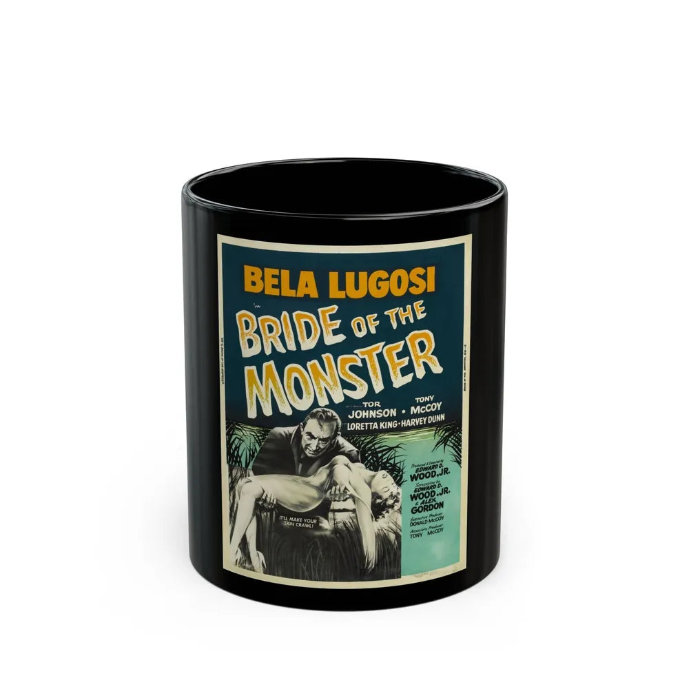 BRIDE OF THE MONSTER (2) 1955 Movie Poster - Black Coffee Mug-11oz-Go Mug Yourself