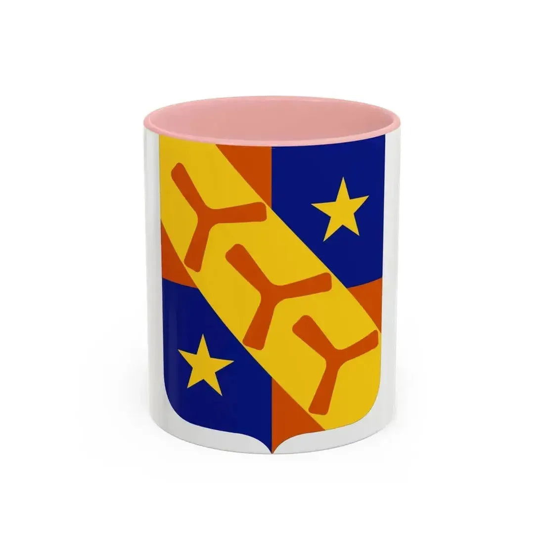 268 Aviation Battalion 2 (U.S. Army) Accent Coffee Mug 11oz Pink - Go Mug Yourself