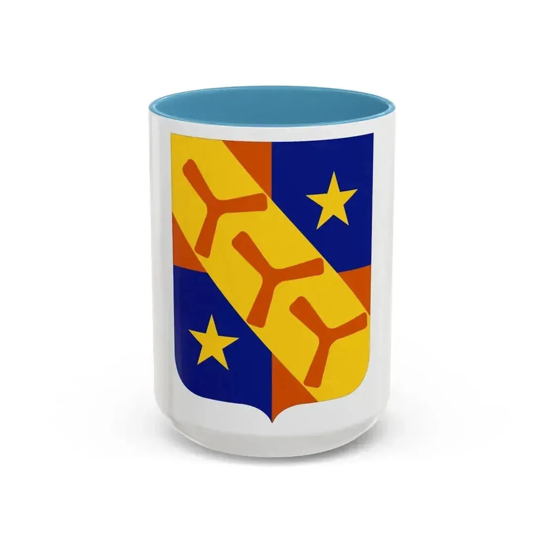 268 Aviation Battalion 2 (U.S. Army) Accent Coffee Mug 15oz Light Blue - Go Mug Yourself