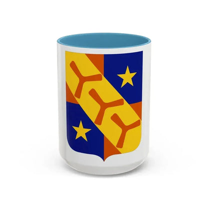 268 Aviation Battalion 2 (U.S. Army) Accent Coffee Mug 15oz Light Blue - Go Mug Yourself