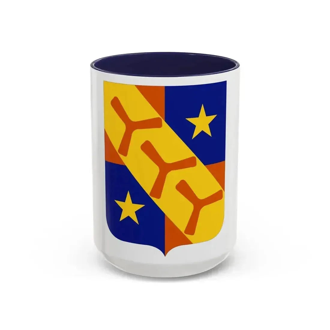 268 Aviation Battalion 2 (U.S. Army) Accent Coffee Mug 15oz Navy - Go Mug Yourself