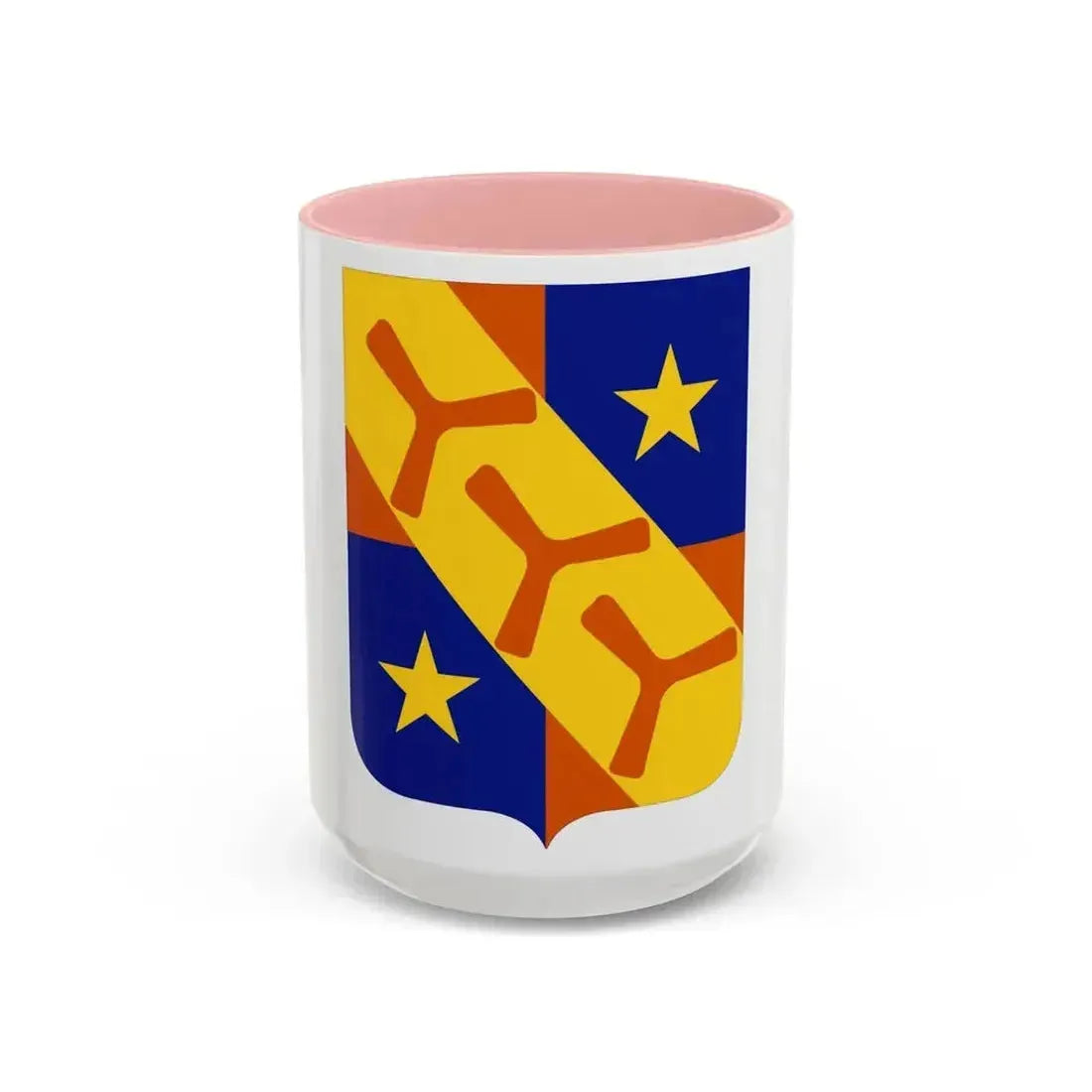 268 Aviation Battalion 2 (U.S. Army) Accent Coffee Mug 15oz Pink - Go Mug Yourself