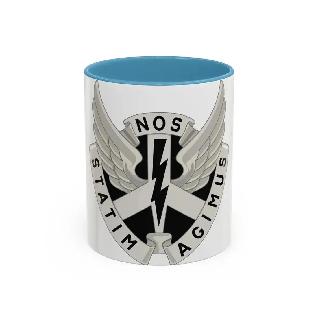 268 Aviation Battalion (U.S. Army) Accent Coffee Mug 11oz Light Blue - Go Mug Yourself
