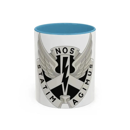 268 Aviation Battalion (U.S. Army) Accent Coffee Mug 11oz Light Blue - Go Mug Yourself