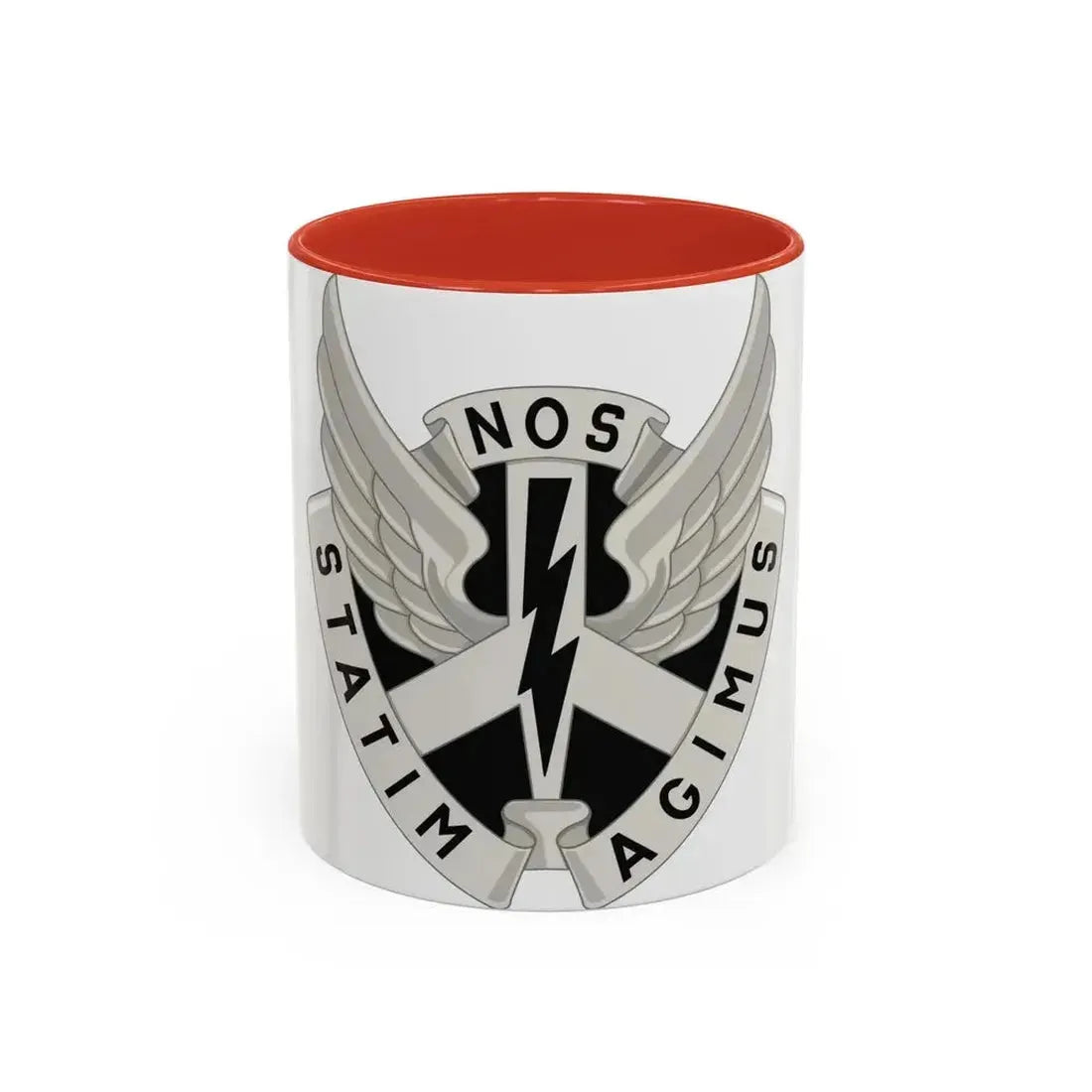 268 Aviation Battalion (U.S. Army) Accent Coffee Mug 11oz Red - Go Mug Yourself