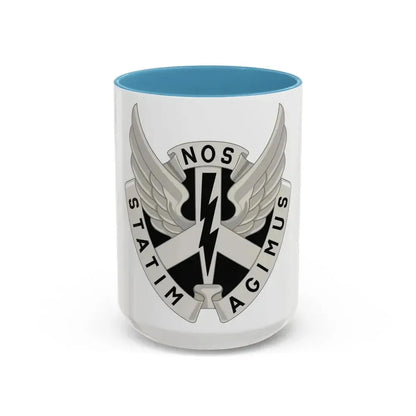 268 Aviation Battalion (U.S. Army) Accent Coffee Mug 15oz Light Blue - Go Mug Yourself