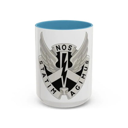 268 Aviation Battalion (U.S. Army) Accent Coffee Mug 15oz Light Blue - Go Mug Yourself