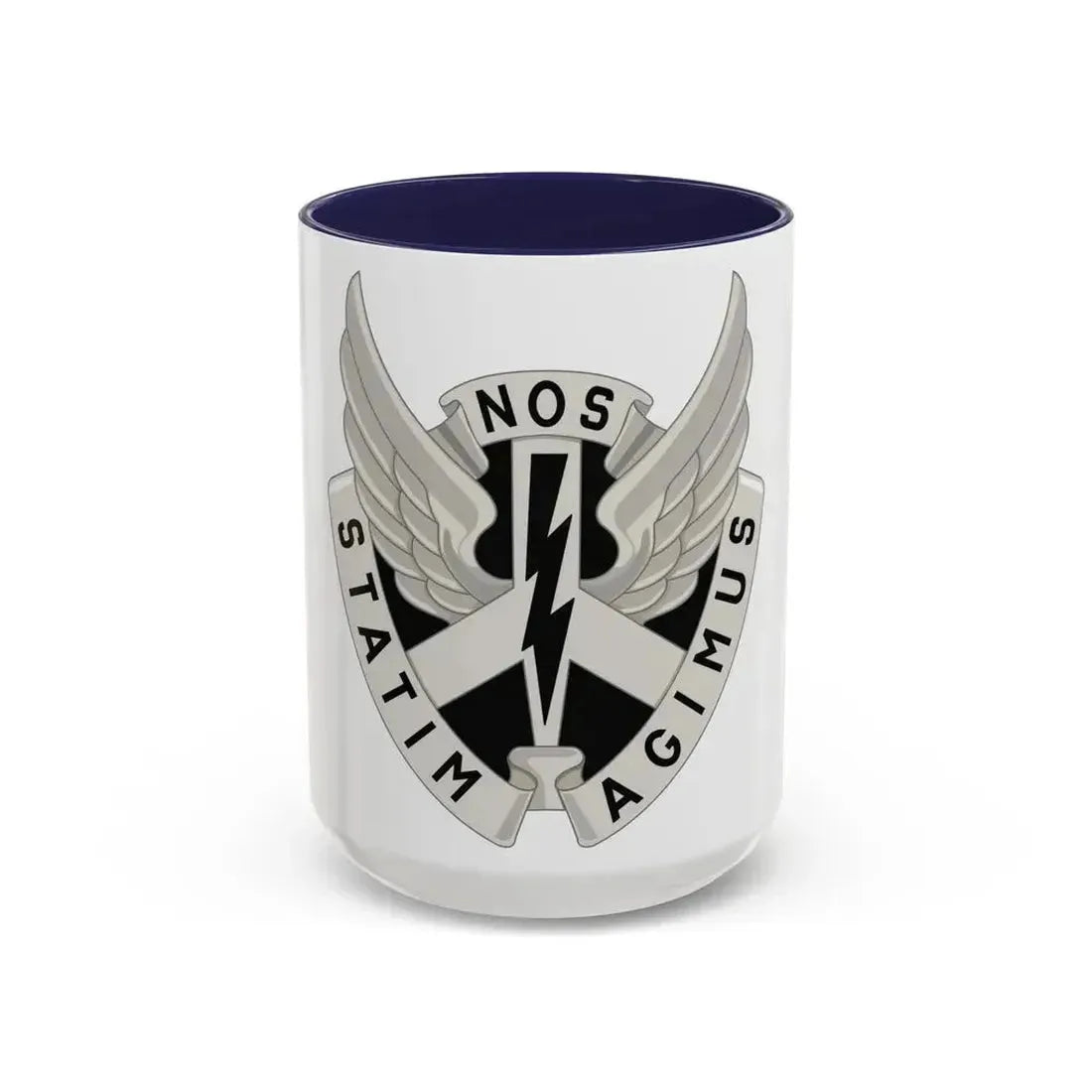 268 Aviation Battalion (U.S. Army) Accent Coffee Mug 15oz Navy - Go Mug Yourself