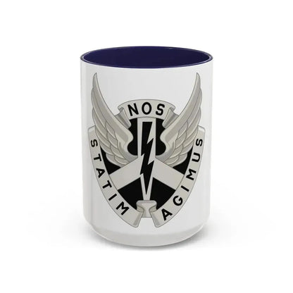 268 Aviation Battalion (U.S. Army) Accent Coffee Mug 15oz Navy - Go Mug Yourself