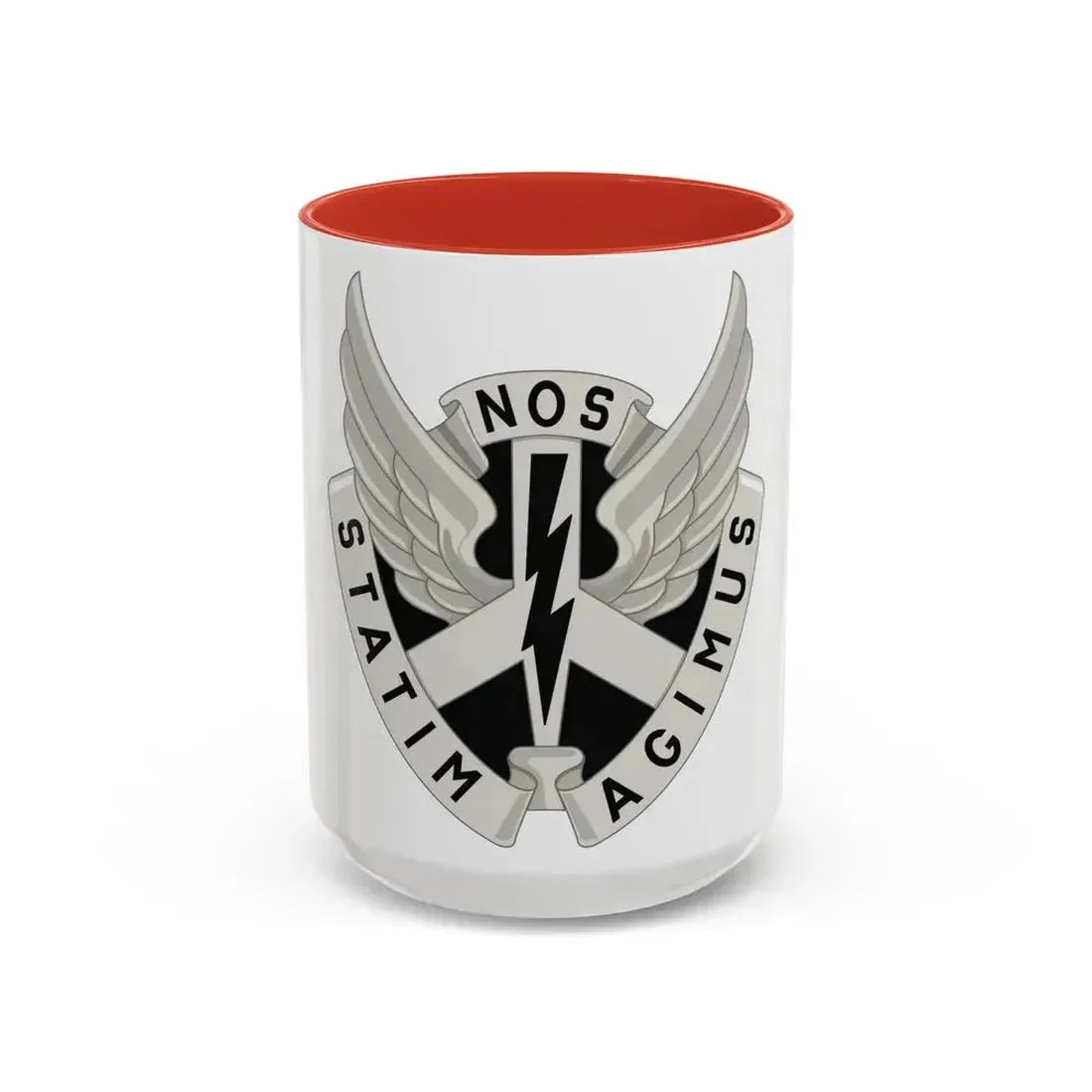 268 Aviation Battalion (U.S. Army) Accent Coffee Mug 15oz Red - Go Mug Yourself