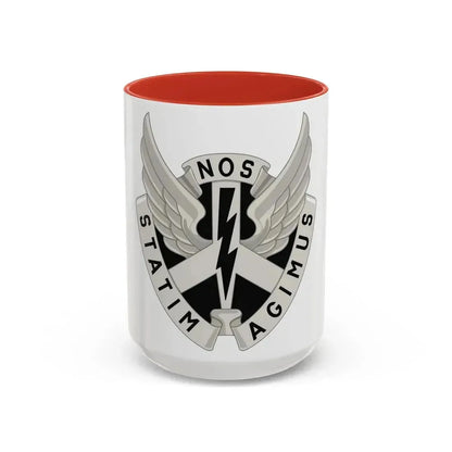 268 Aviation Battalion (U.S. Army) Accent Coffee Mug 15oz Red - Go Mug Yourself
