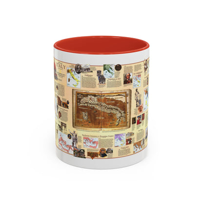 Italy - Historical (1995) (Map) Accent Coffee Mug