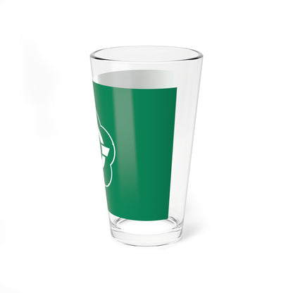 Flag of Hiranai Aomori (Japan) Pint Glass 16oz