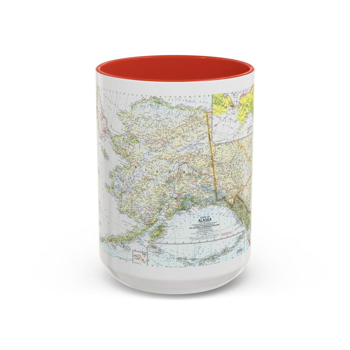 USA - Alaska (1959) (Map) Accent Coffee Mug
