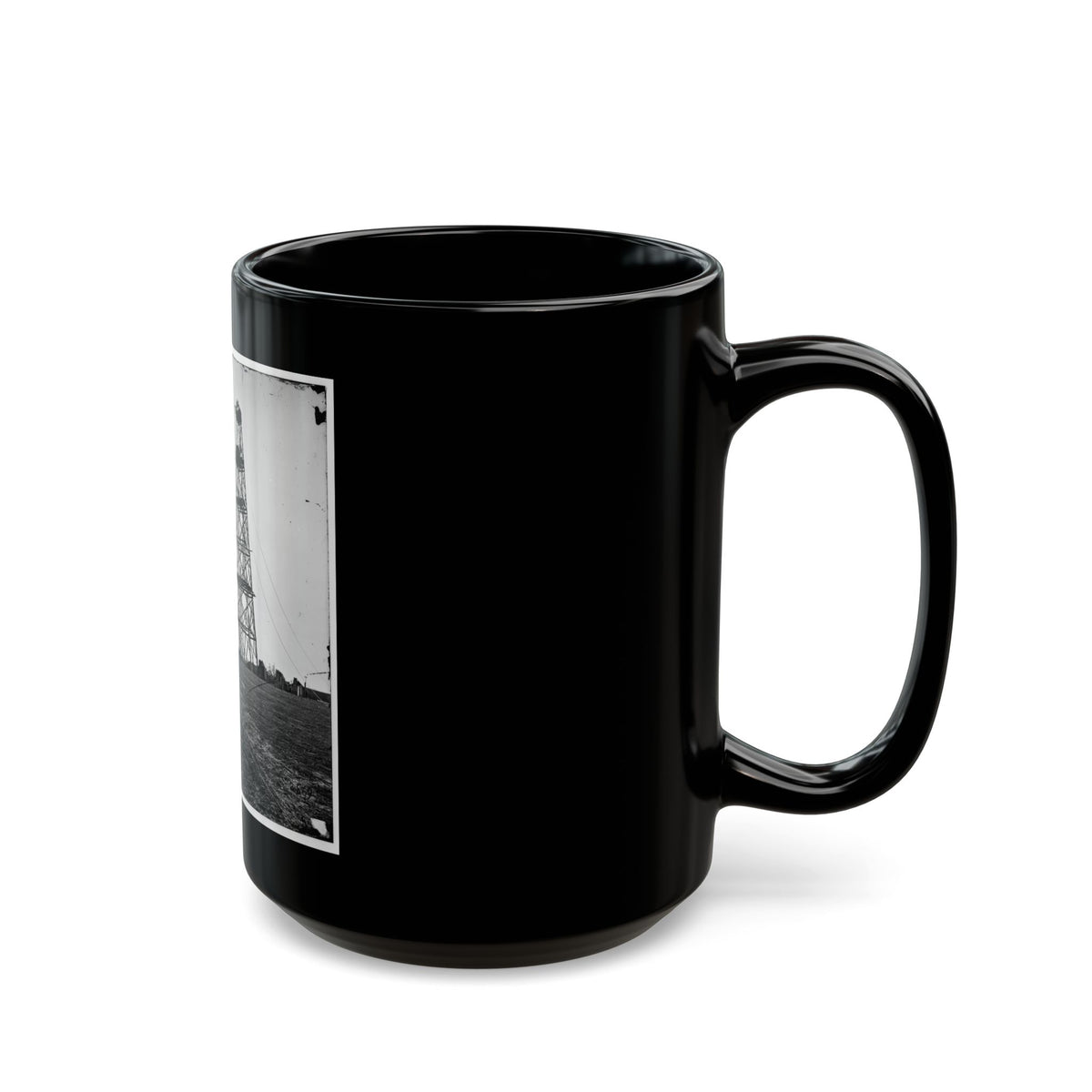Bermuda Hundred, Va. Butler's Signal Tower; Another View (U.S. Civil War) Black Coffee Mug