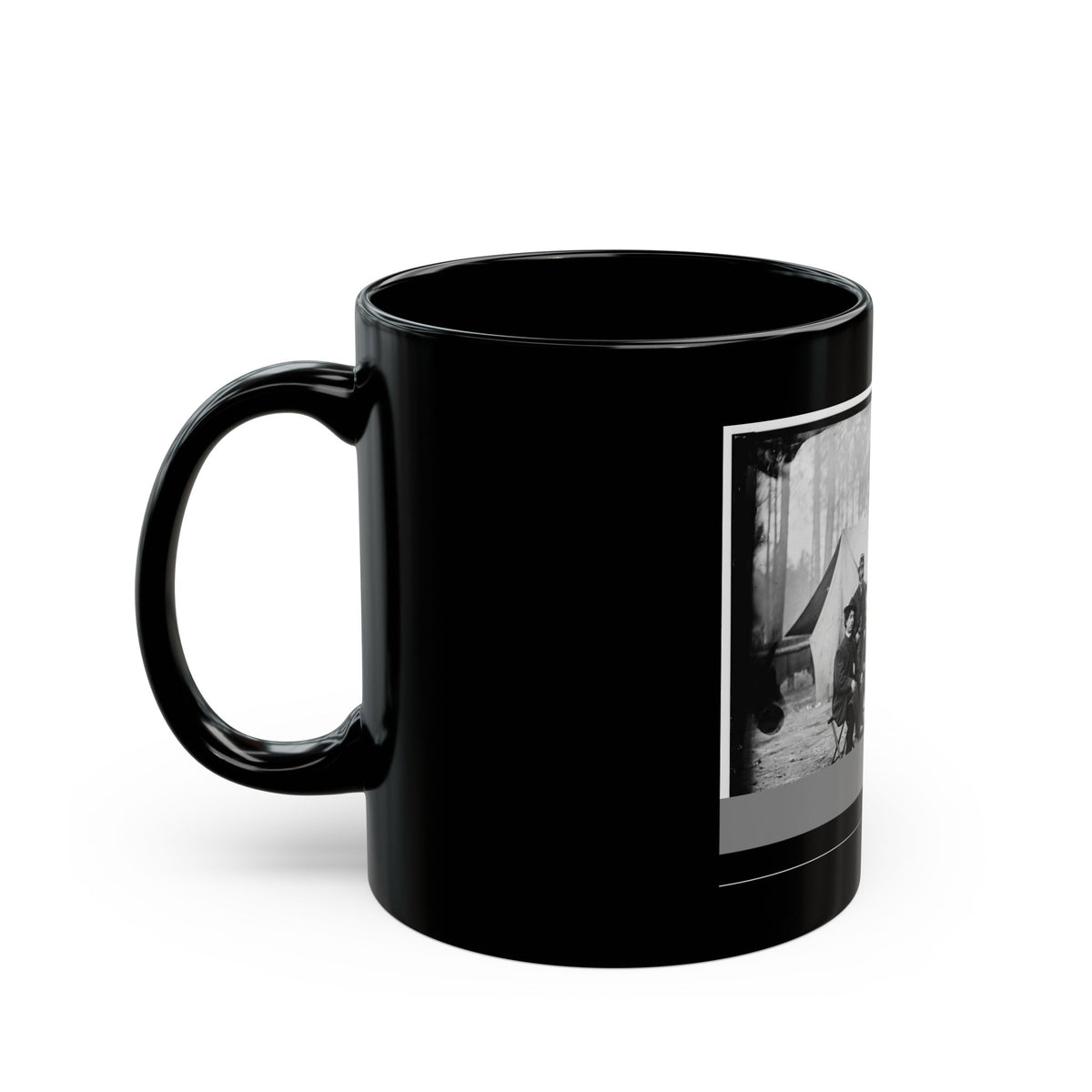 Brandy Station, Va. Clerks At Army Of The Potomac Headquarters (U.S. Civil War) Black Coffee Mug