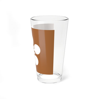 Flag of the Maeda Lords of Kanazawa in Kaga Province B (Japan) Pint Glass 16oz