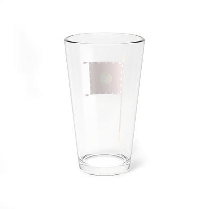 Cavalry Standard of the Hungarian Peoples Army 1950-1957 with staff (Hungary) Pint Glass 16oz